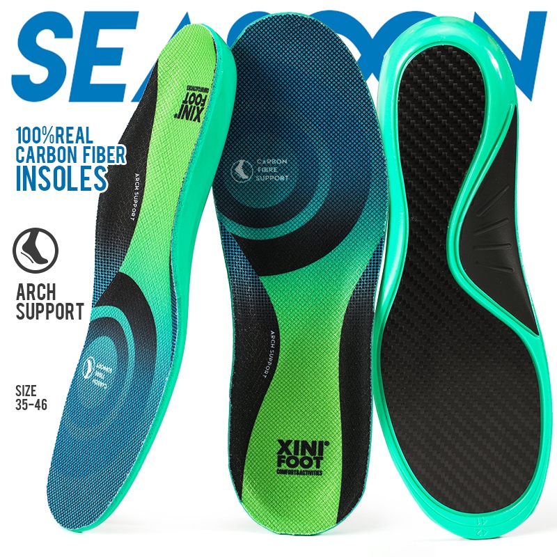 Carbon Fiber Insole Orthopedic Arch Support Shoe Insoles Pad Running ...