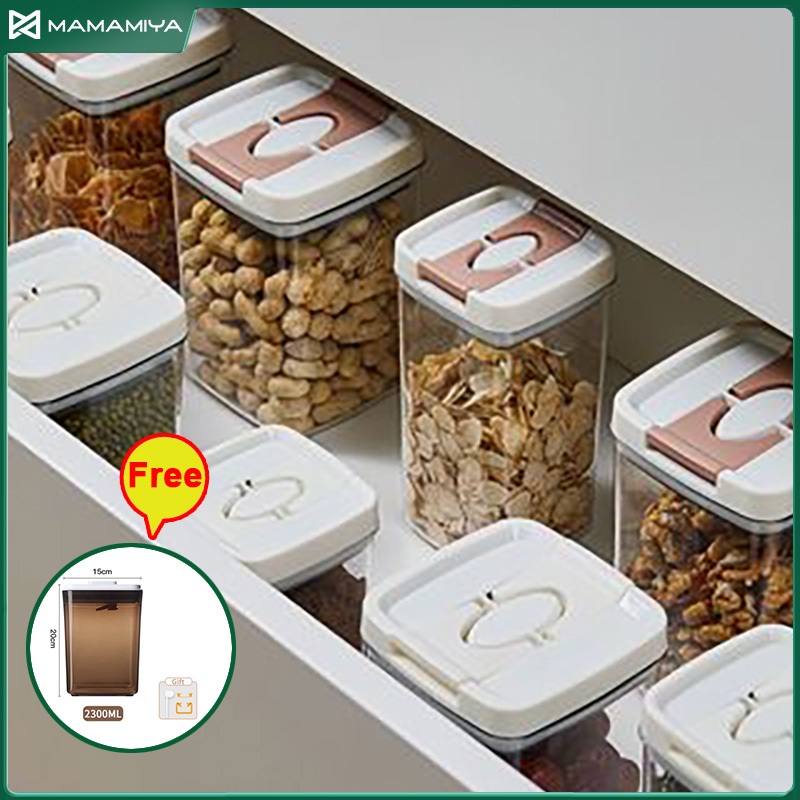 Food Container Sealed Storage Box Clear PET Plastic Storage Box Non ...