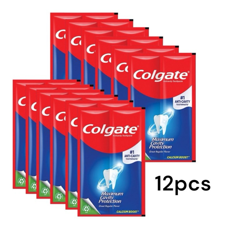 COLGATE Toothpaste TWIN PACK 22 GRAMS (12SACHETS) Shopee Malaysia