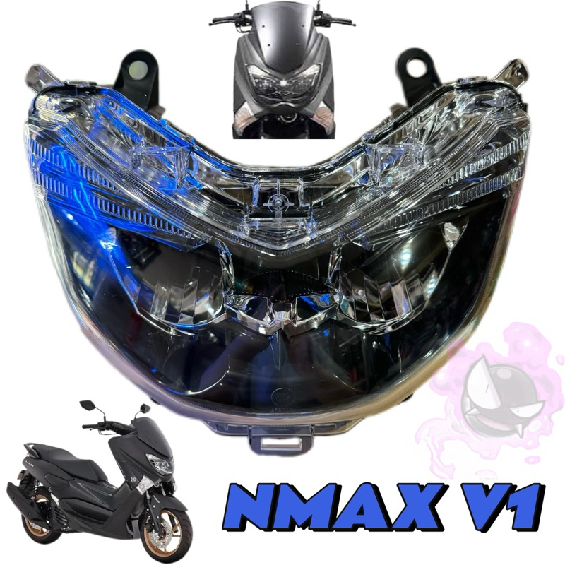 YAMAHA NMAX V1 HEADLIGHT ASSEMBLY OEM (Plug and Play) NMAX 155 V1 ...