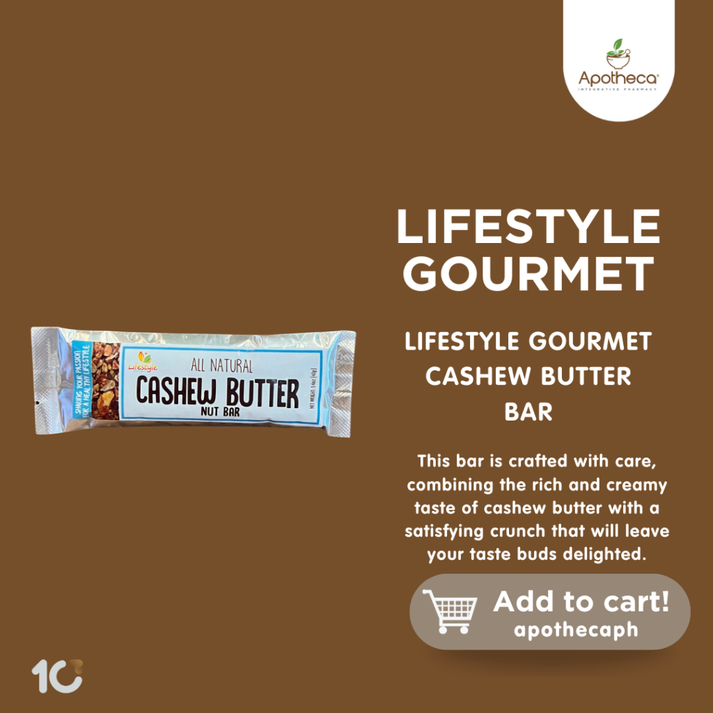 Lifestyle Gourmet Cashew Butter Bar Nutty Bliss in Every Bite