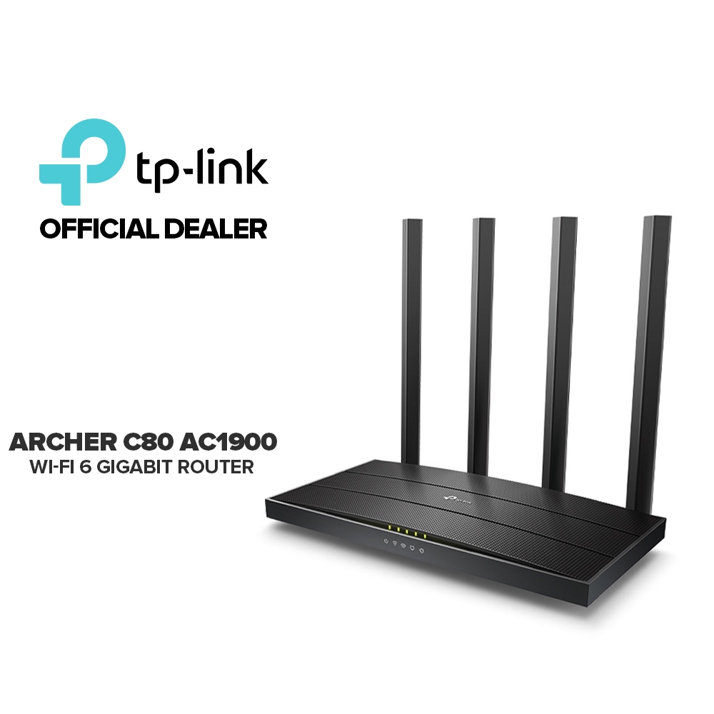 TP-Link Archer C80 AC1900 2.4GHz & 5GHz Dual Band Wireless MU-MIMO Wi ...