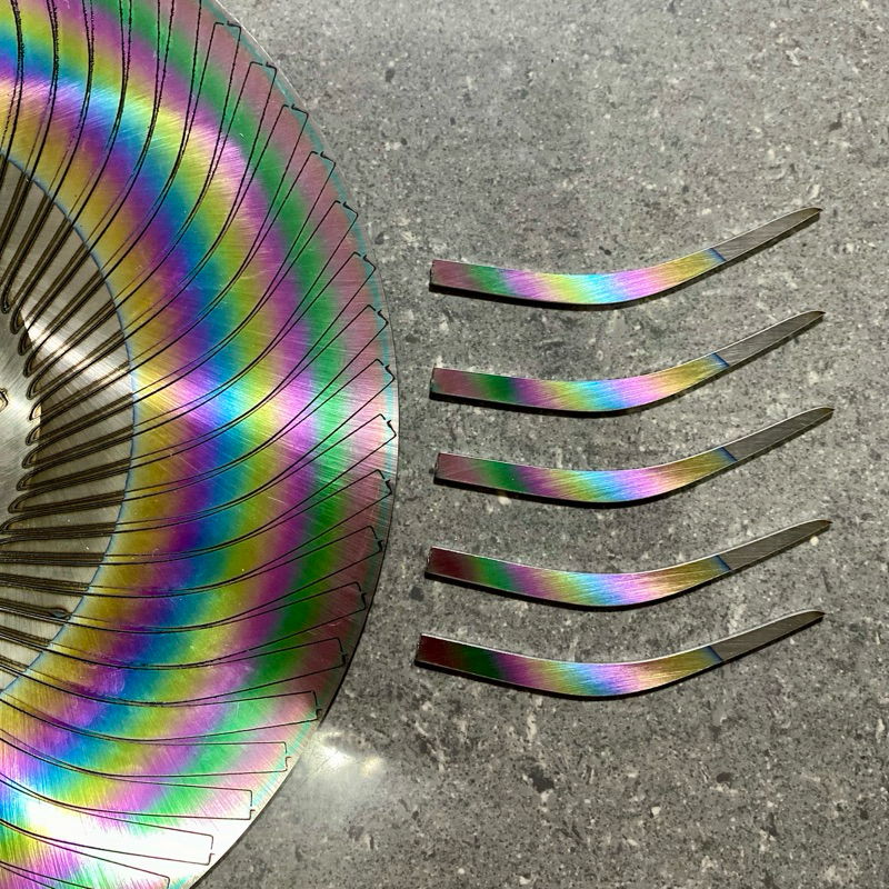 Precut Tari Blade M42 Rainbow 7 colors 2.0mm | Shopee Malaysia