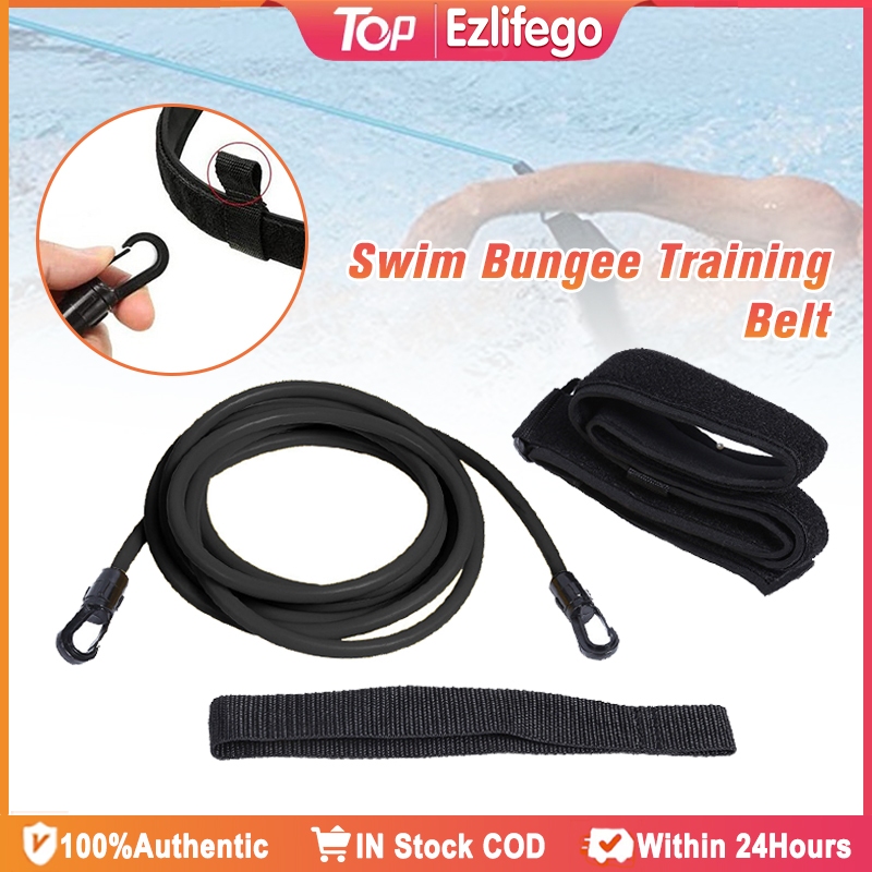 3 Meter Swim Bungee Training Belt Adjustable Swim in Place Swimming