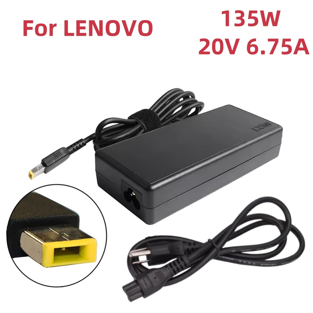 For Lenovo Laptop Charger Usb Type 20v 675a 135w Legion Y520 Y530 Y730 Ac Power Supply Shopee 5063