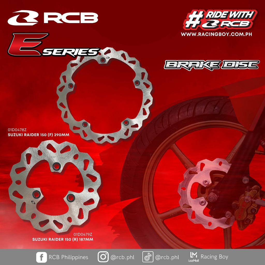 RCB DISC BRAKE ROTOR E- SERIES RAIDER 150 CARB/R150 Fi STEEL | Shopee ...