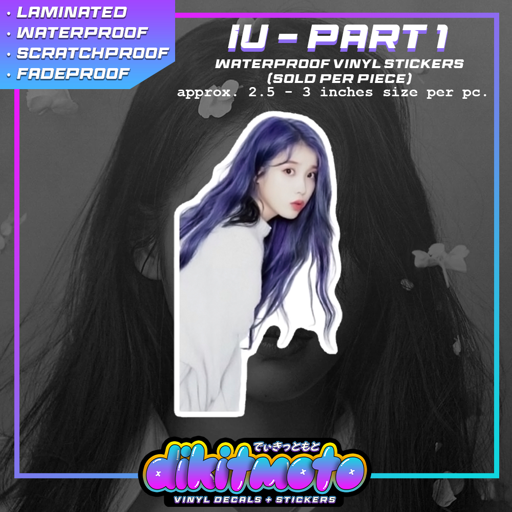 [dikitmoto] KPOP IU Part 1 Lee Ji Eun Uaena Lilac Blueming Waterproof ...