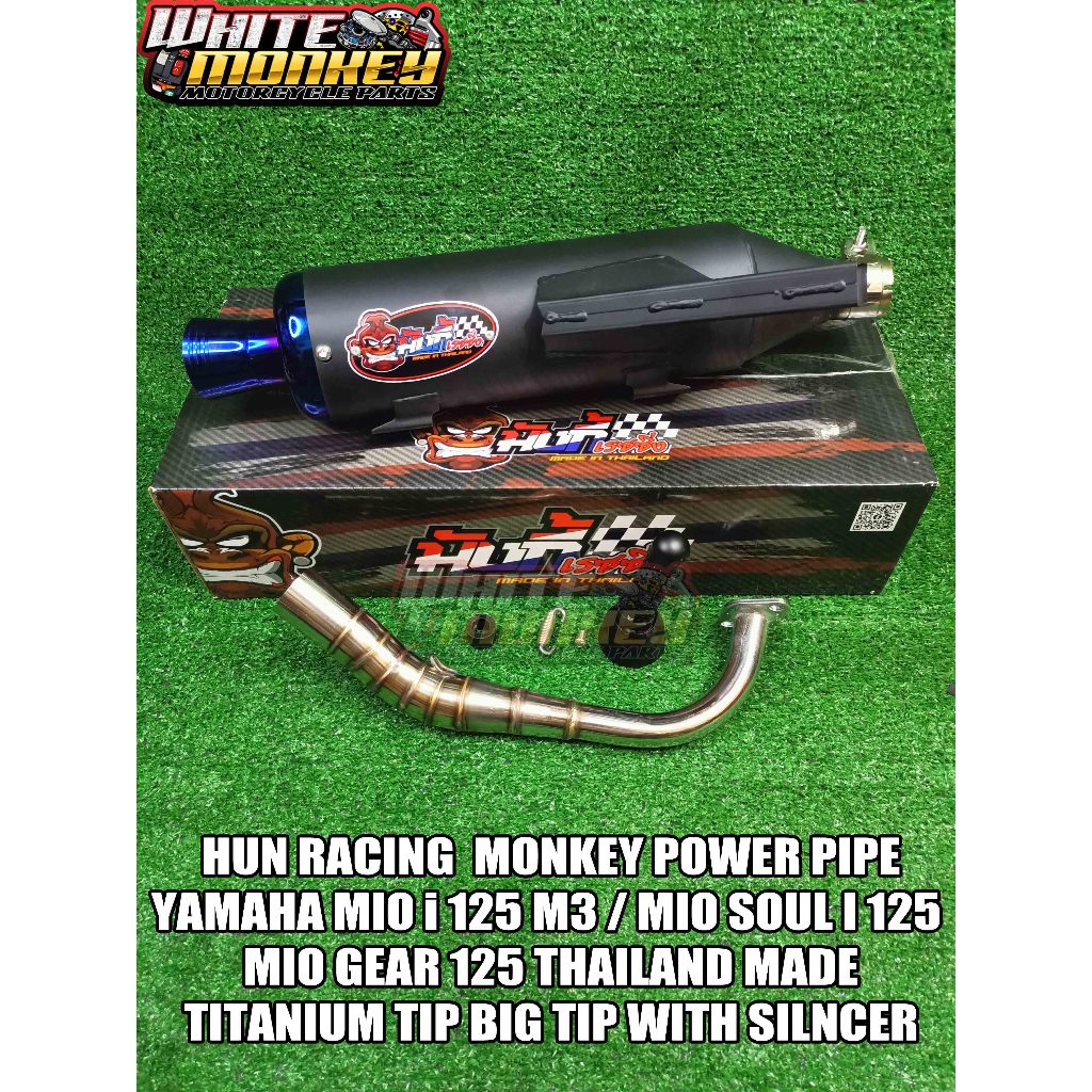 HUN RACING MONKEY POWER PIPE YAMAHA MIO I 125 M3 / MIO SOUL I 125 / MIO ...