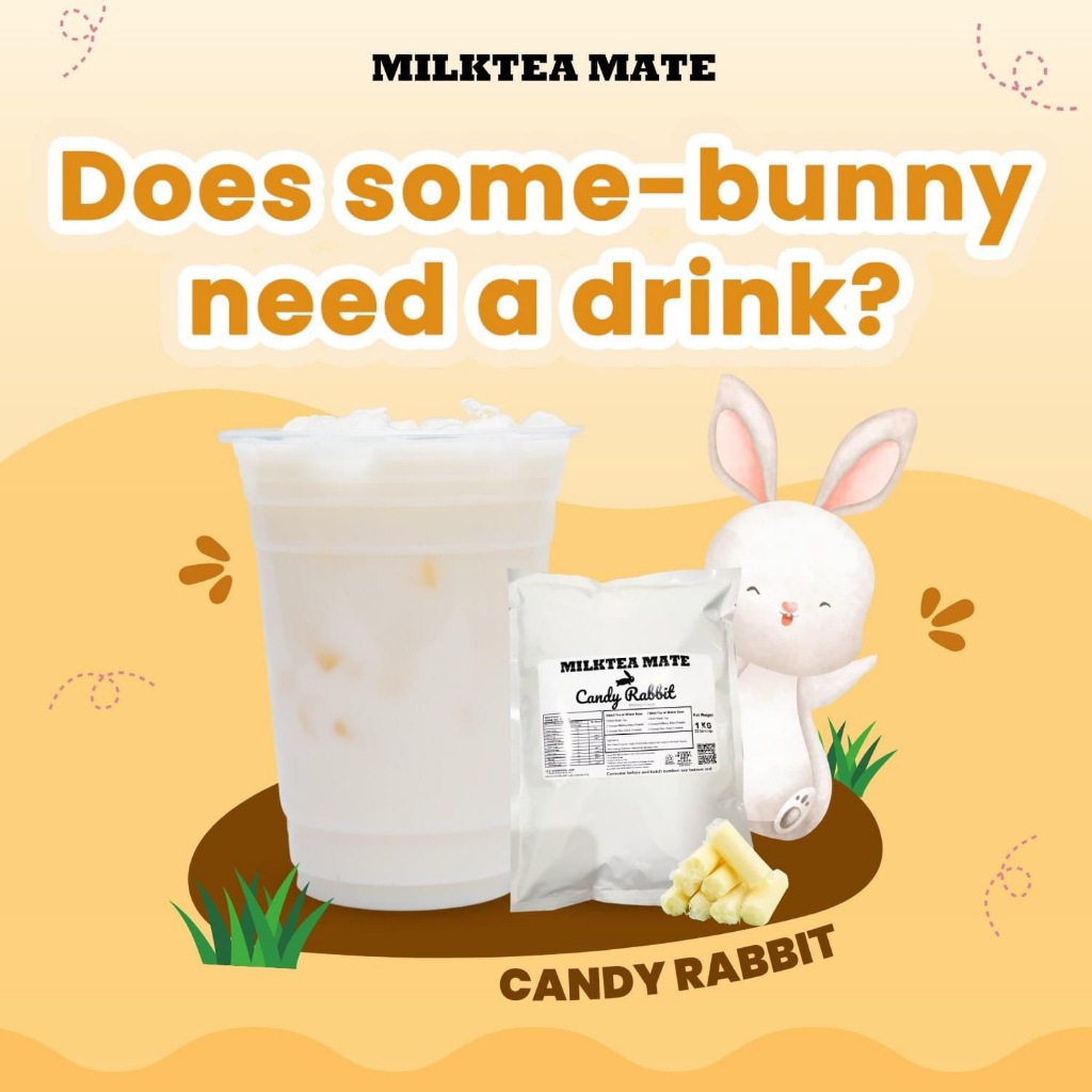 MLKT CANDY RABBIT MILKTEA FLAVORED POWDER (WHITE RABBIT) | Shopee Malaysia
