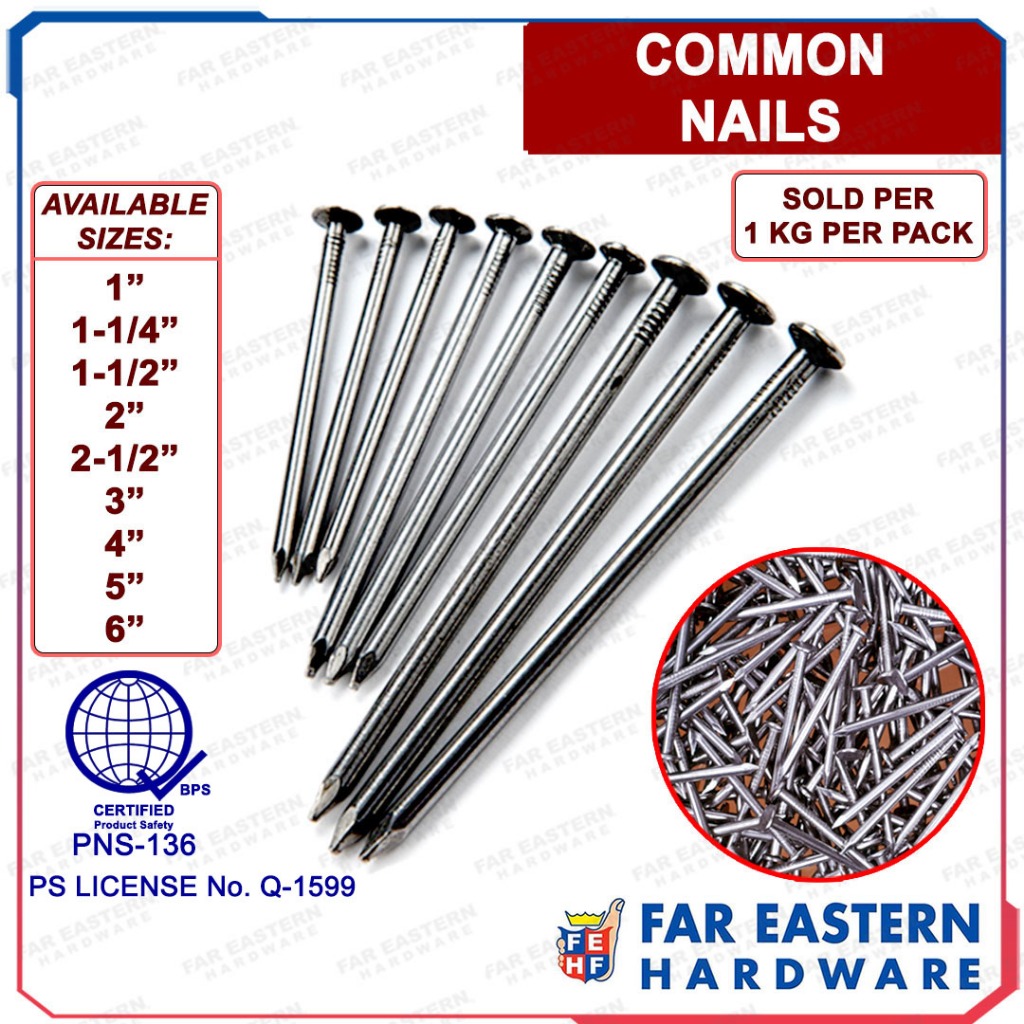 Common Nails Sold Per 1 Kilo 1