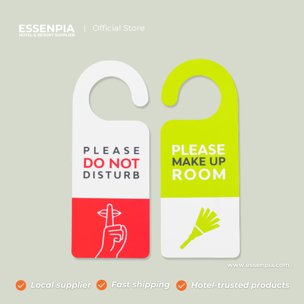 Classic Hotel Door Signage Door Hang (do Not Disturb Sign - Please Make 