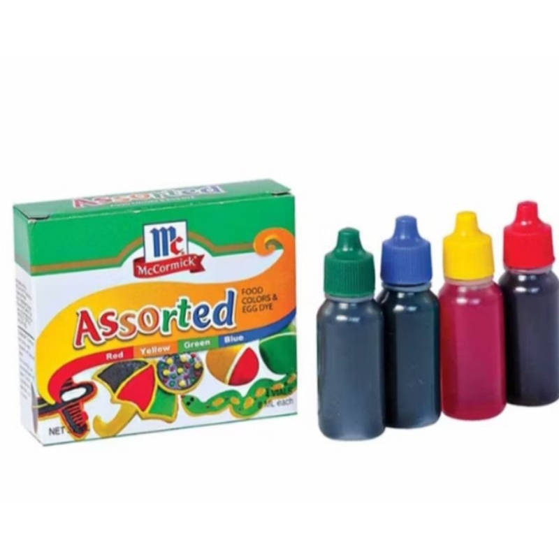 McCormick Assorted Food Colors and Egg Dye 32ml Shopee Malaysia