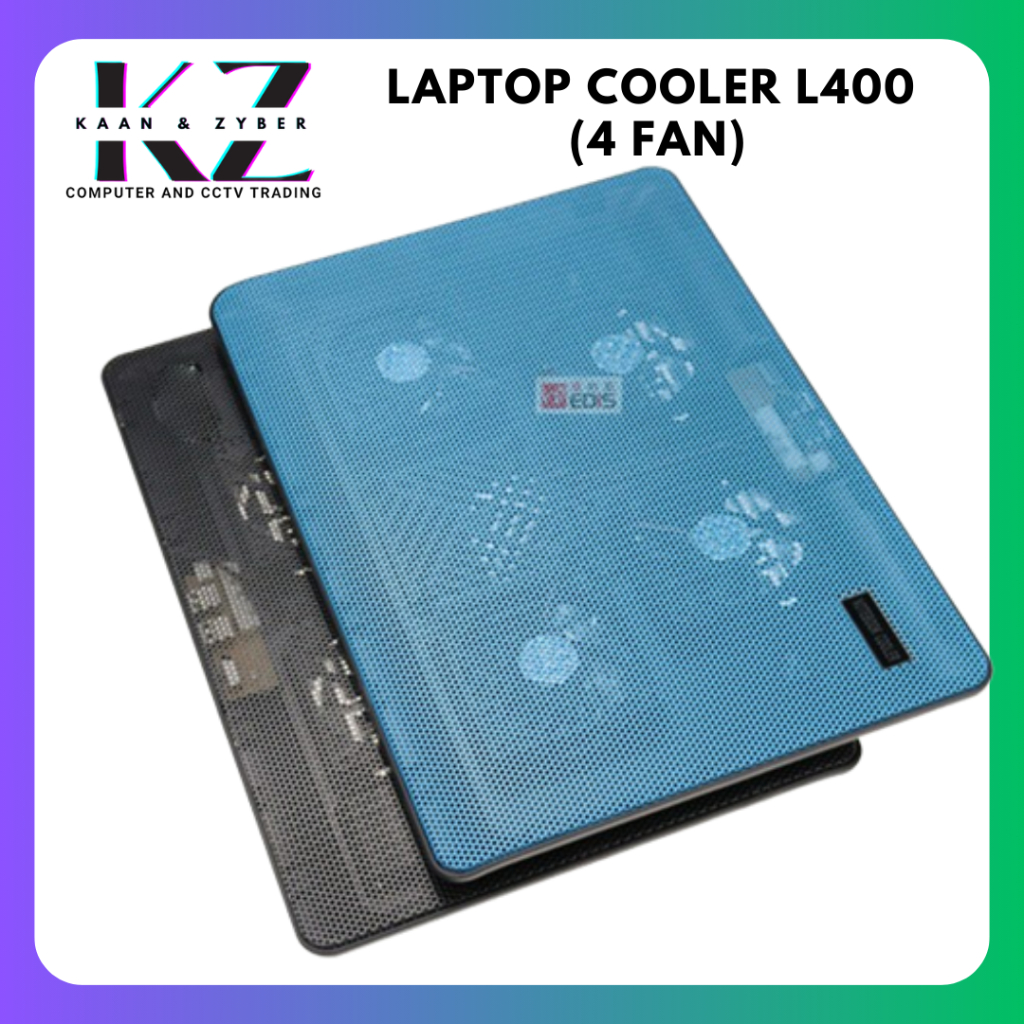 LAPTOP COOLER L400 (4 FAN) | Shopee Malaysia