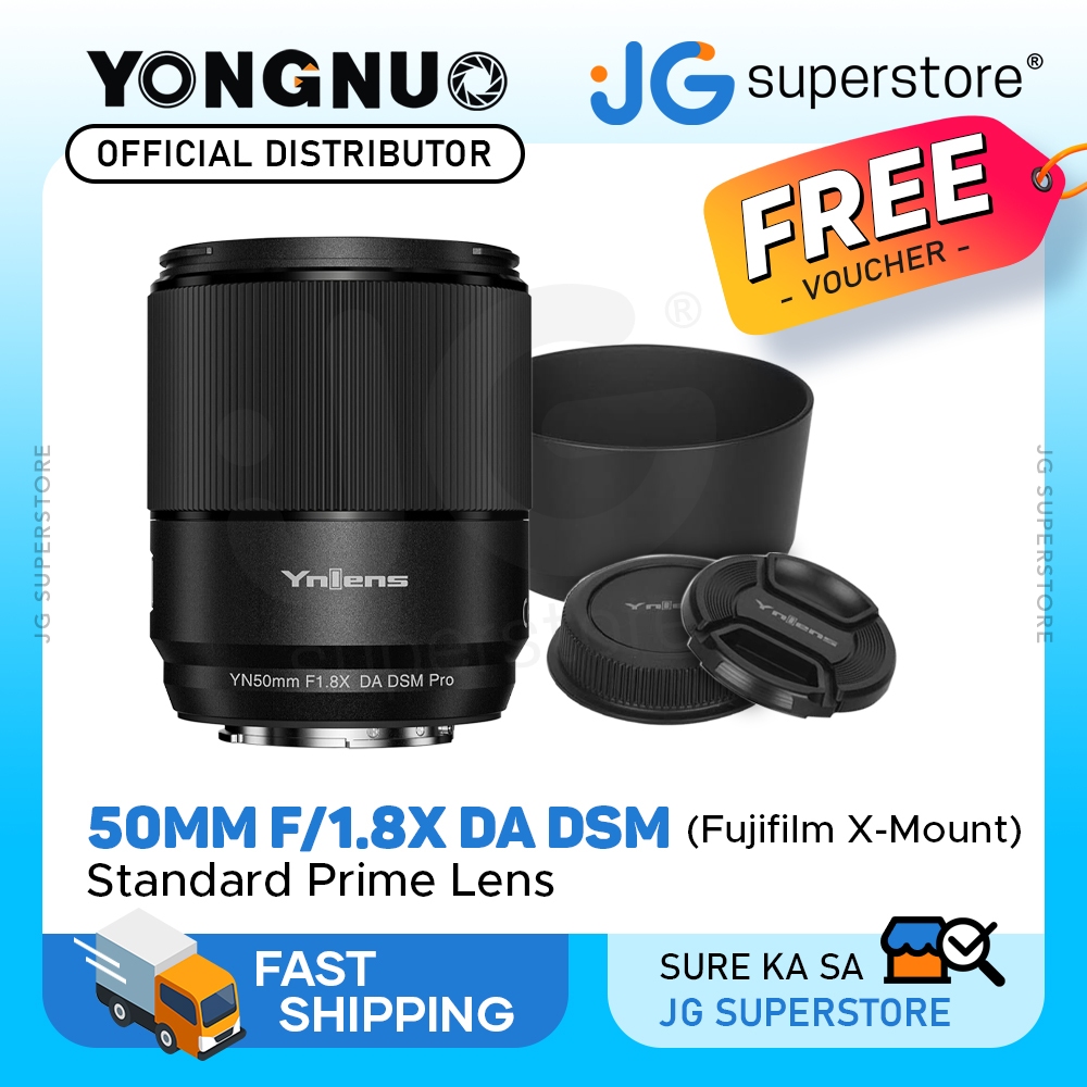 Yongnuo 50mm F 1 8 X Da Dsm Standard Prime Lens Fujifilm X Mount