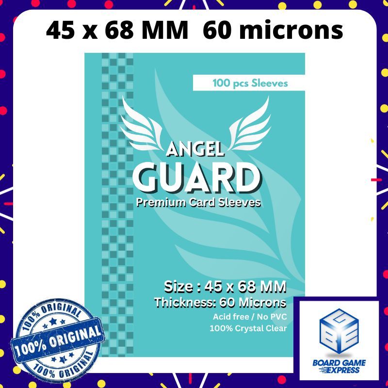 Angel Guard Premium Card Sleeves - 45 x 68 mm - 60 Microns Collection ...