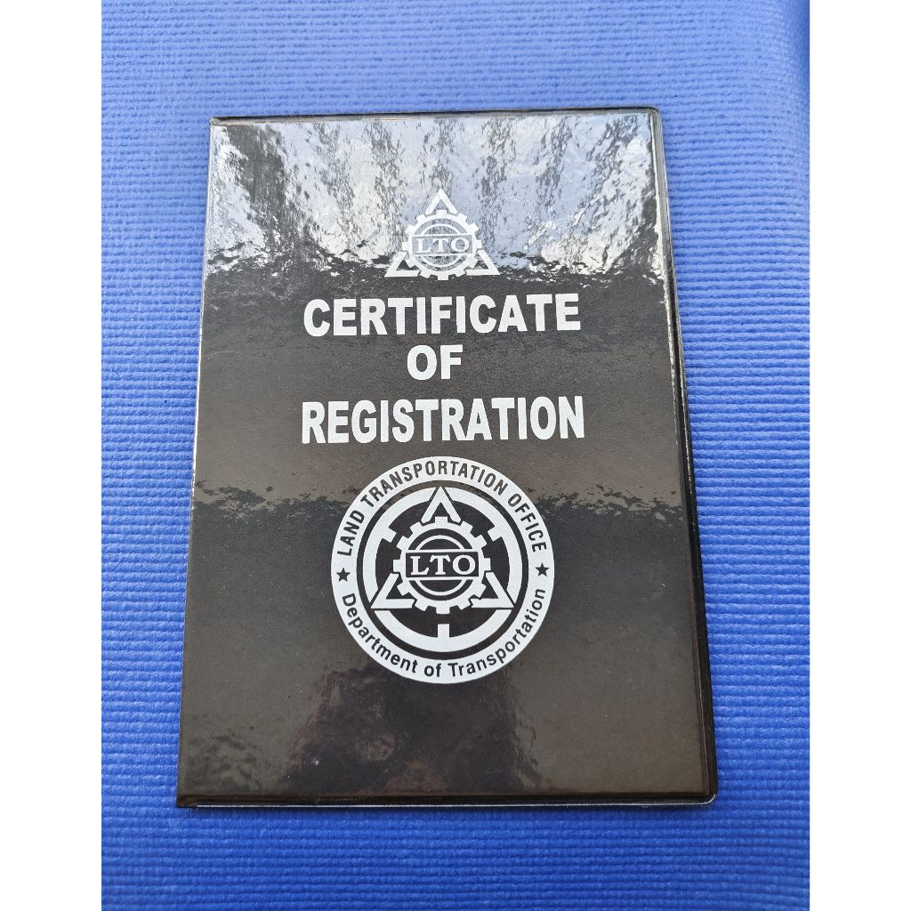 Certificate of Registration HOLDER new size A4size (black) | Shopee ...