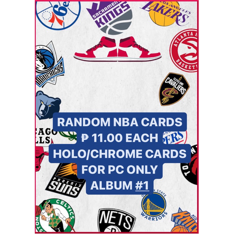 RANDOM NBA CARDS ALBUM 1 (HOLO/CHROME CARDS W/ FLAWS) | Shopee Malaysia