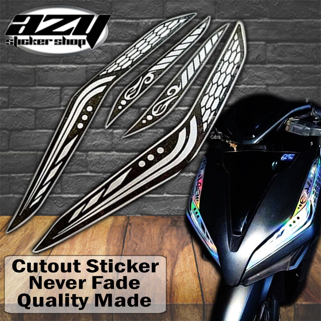 Kilay Sticker for Click v2 & V3- Left & Right ,Vinyl Sticker cutout ...