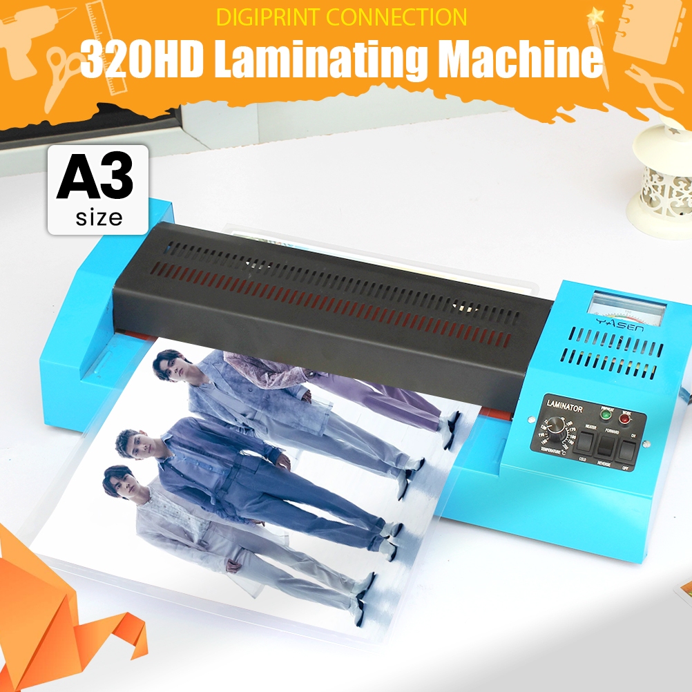 Laminator 320 HD A3 / A4 Laminating Machine HOT / COLD / REVERSE 220V ...