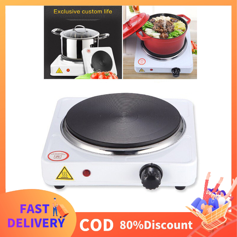 Electric furnace hot plate 1000W stove single electric burner portable hot plate travel chef