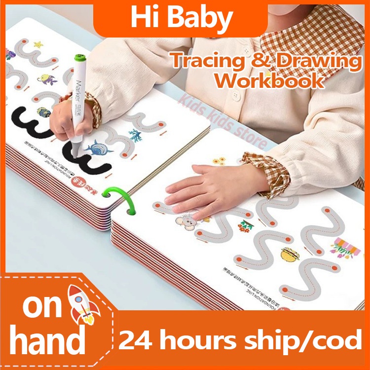Erasable Magic Tracing Workbook For Kids Tracing Book Writing Books For