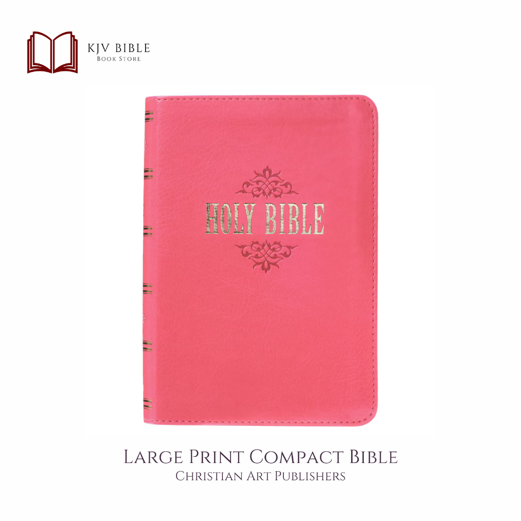 KJV071 | King James Version Large Print Compact Pink Faux Leather | KJV ...