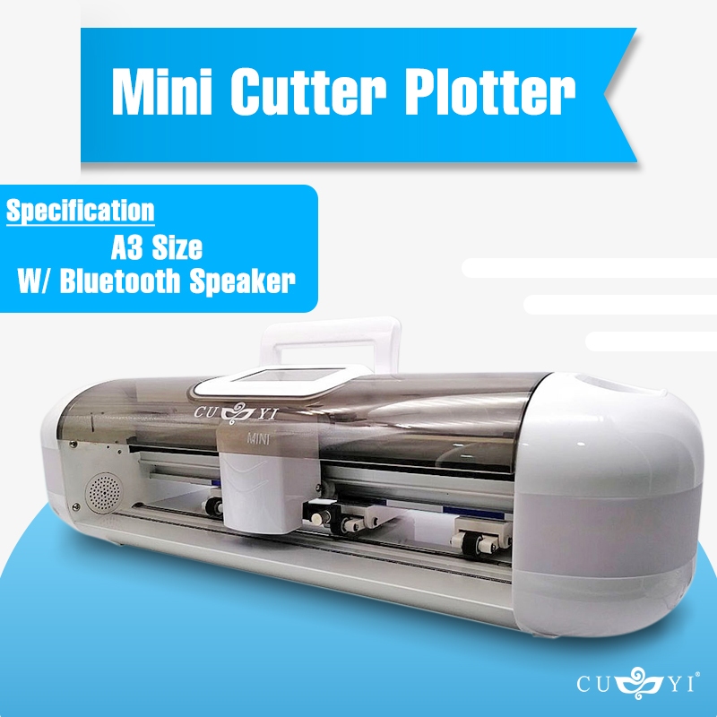 CUYI Mini Cutter Plotter with Bluetooth Speaker A3 size Cuter Plotter ...