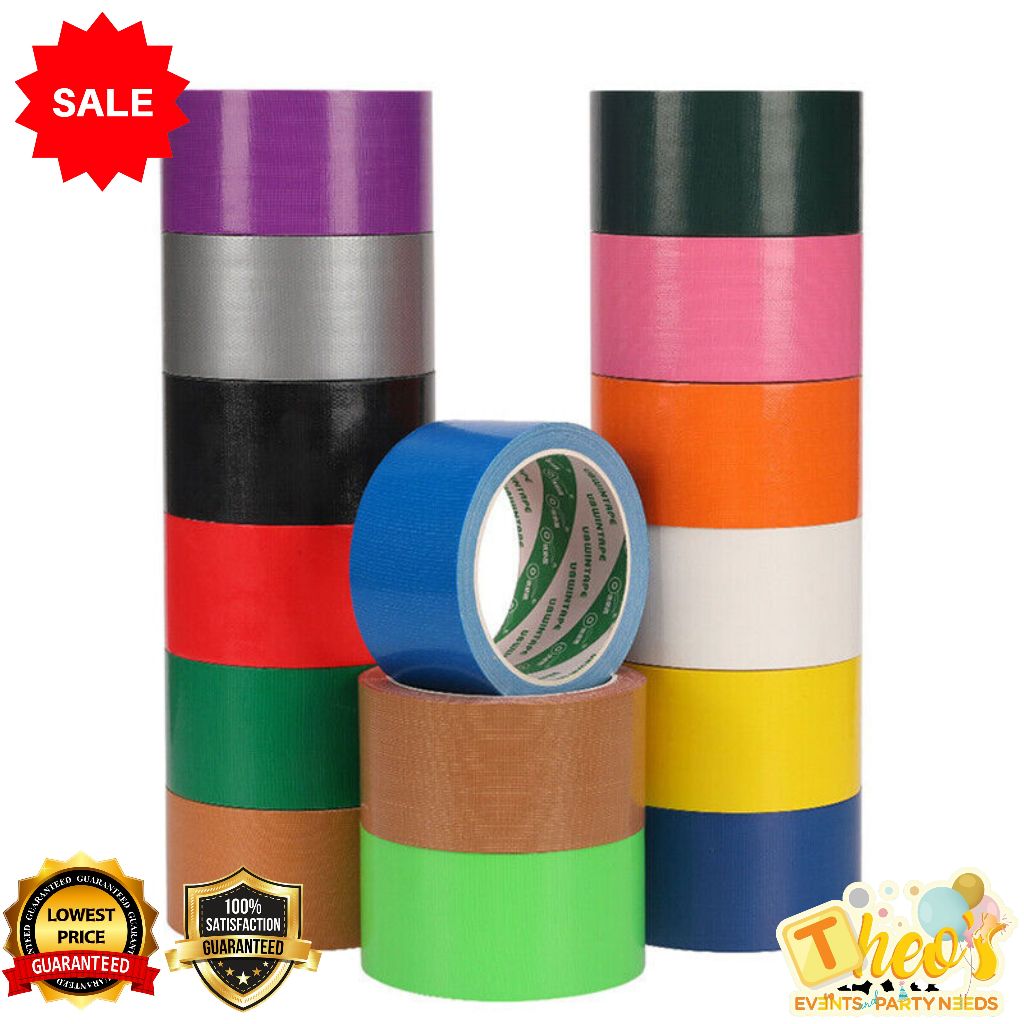 Assorted Tape - Duct Tape - Caution Tape Heavi Duty Duct Duck Tape 