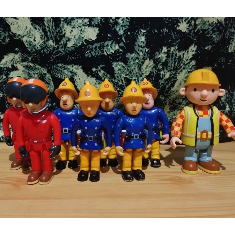 Character Figures: Bob the Builder, Fireman Sam & Postman Pat | Shopee ...