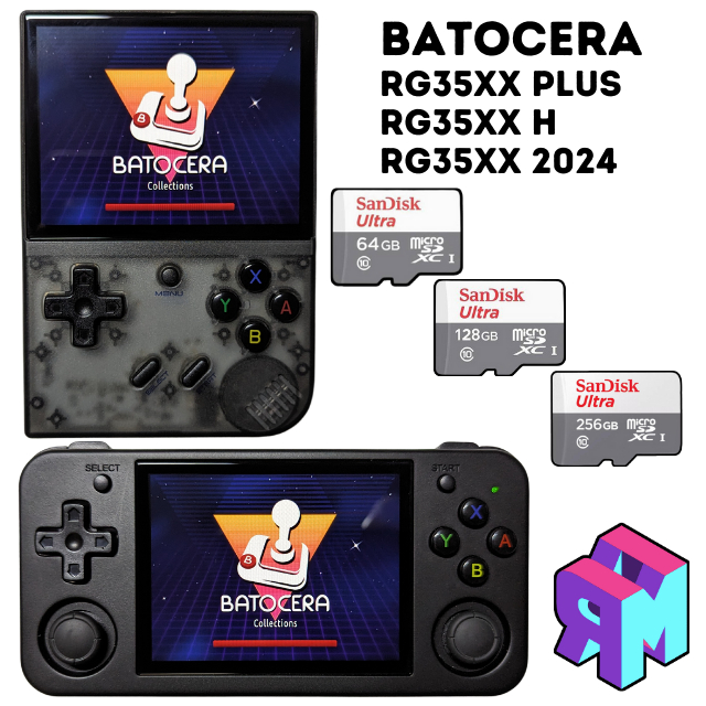 Batocera Lite OS Memory Card RG35XXH, RG35XX Plus, RG35XX 2024. Sandisk