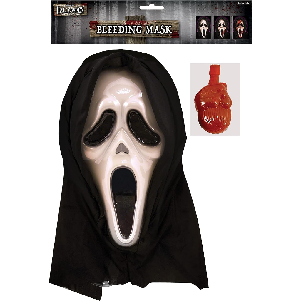 Rainbow Halloween Bleeding Ghost Face Scream Mask Cosplay Shopee Malaysia