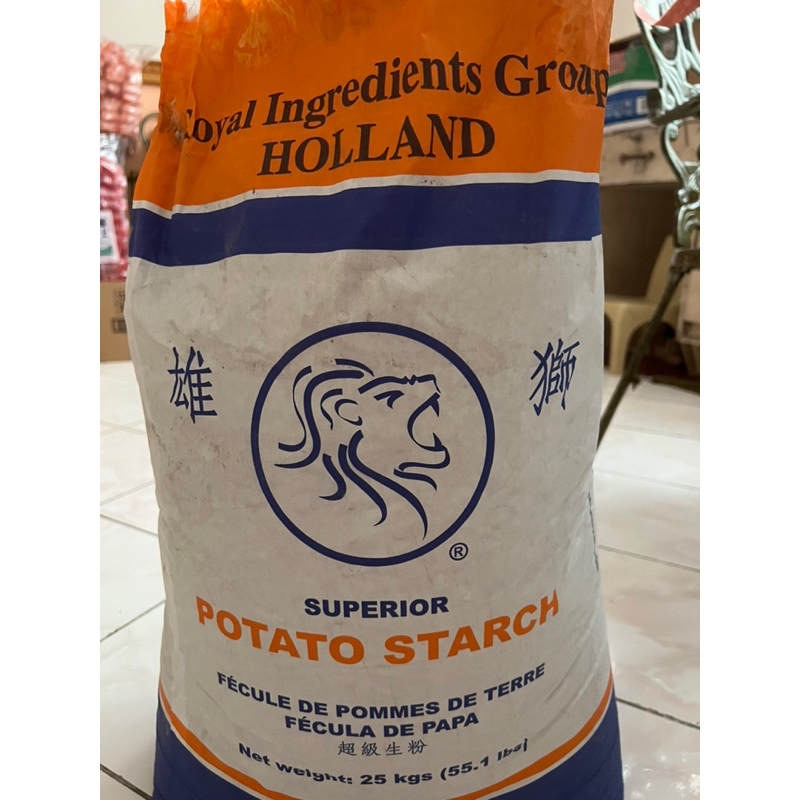 Potato Starch 25kg Holland Lion Brand, May 9, 2028 Expiry Shopee Malaysia