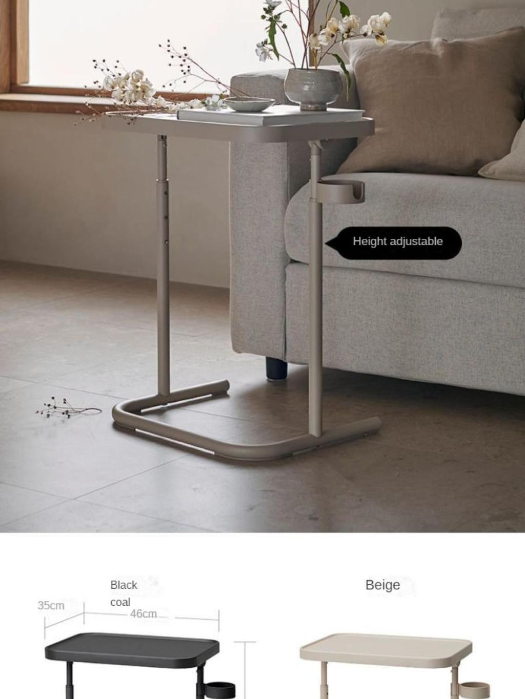 Minimalist Liftable Foldable Laptop Table With cup holder Home ...