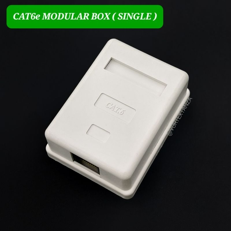 CAT5e / CAT6e MODULAR BOX ( SINGLE ) | Shopee Malaysia