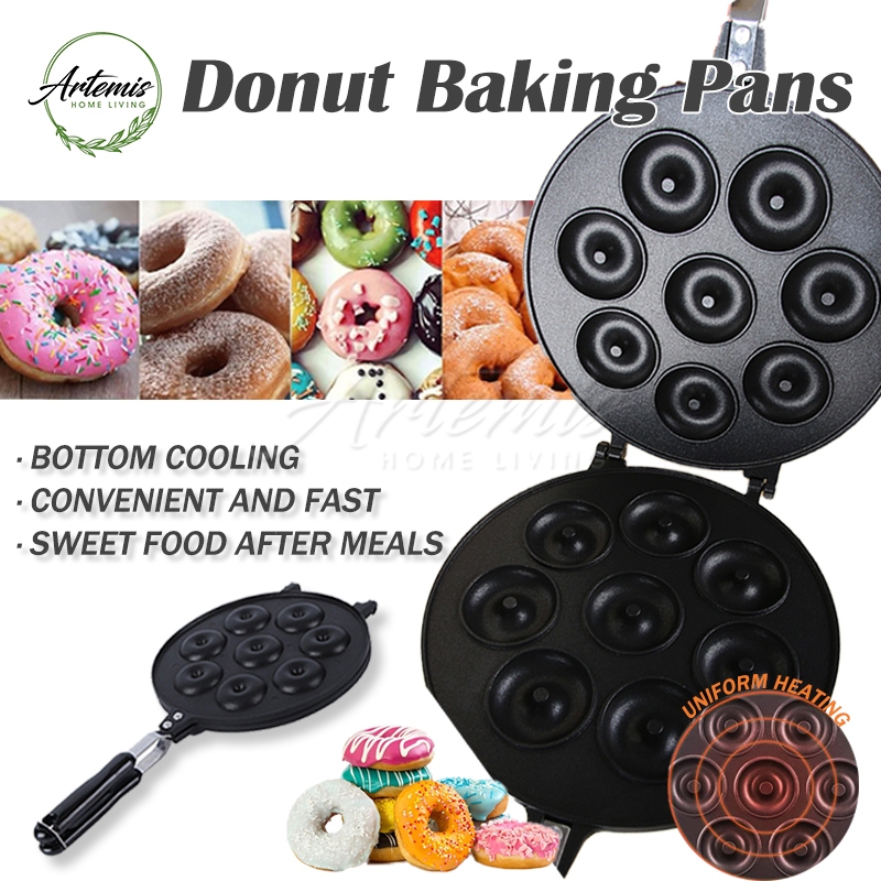 Donut Baking Pans Nonstick 8 Cavity Doughnut Pan Carbon Steel Donut