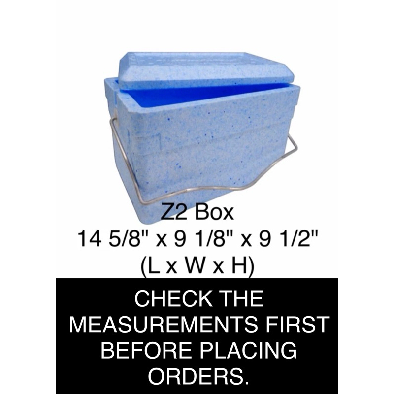 Z2 MODEL / STYRO BOX / STYROBOX / STYROFOAM / ICE CHEST / ICE BOX / ICE ...