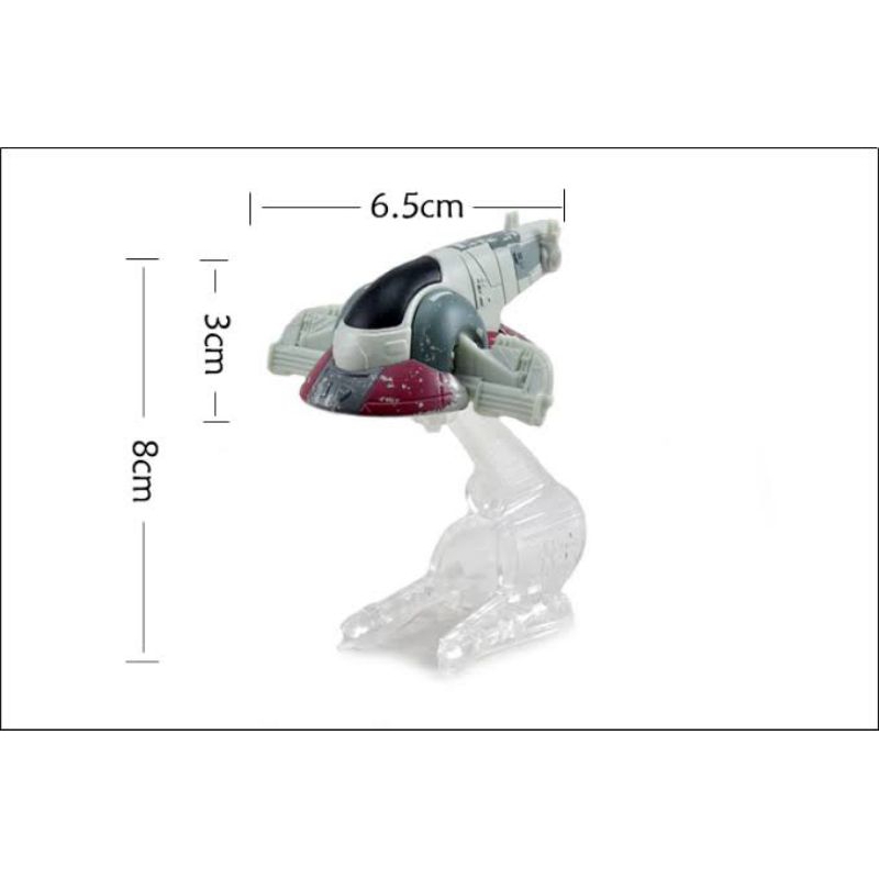 Nave Hot Wheels Star Wars: Slave 1 De Boba Fett, Escala 1:64, Metal, Edición Conmemorativa