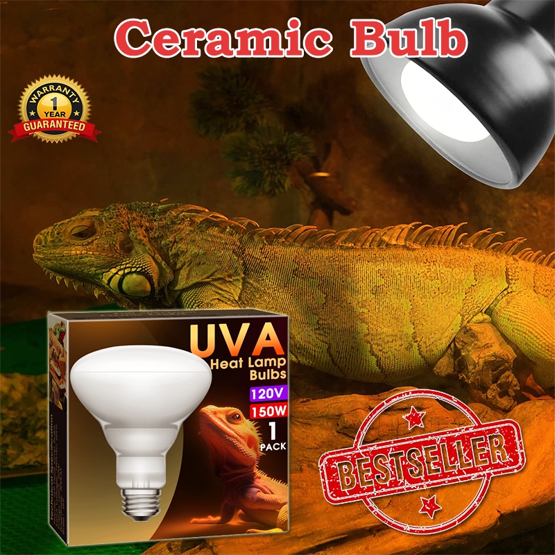 YAR Breed Ceramic Heat Emitter Heater Light Brooder Lamp Bulb 100W ...