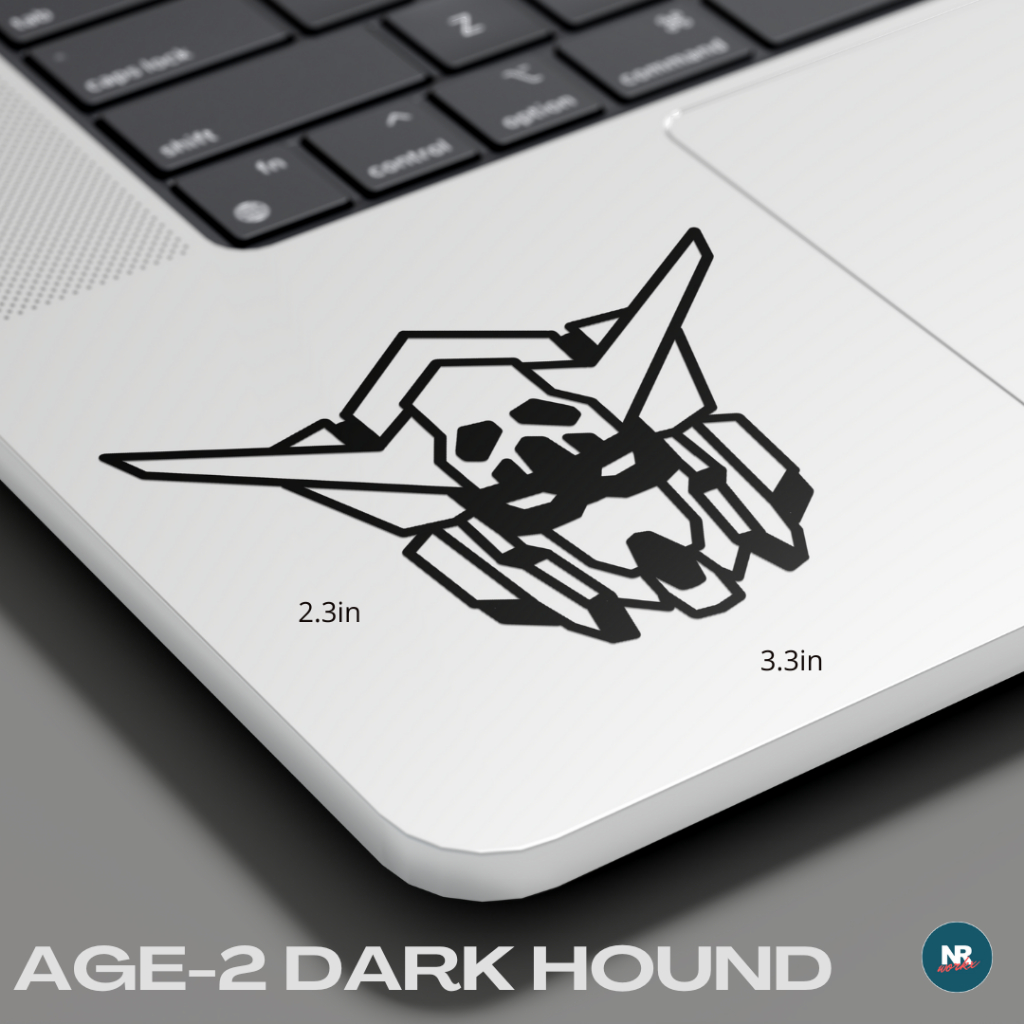 Age-2 Dark Hound Gundam Gunpla Mobile Suit Vinyl Decal Mecha Anime ...