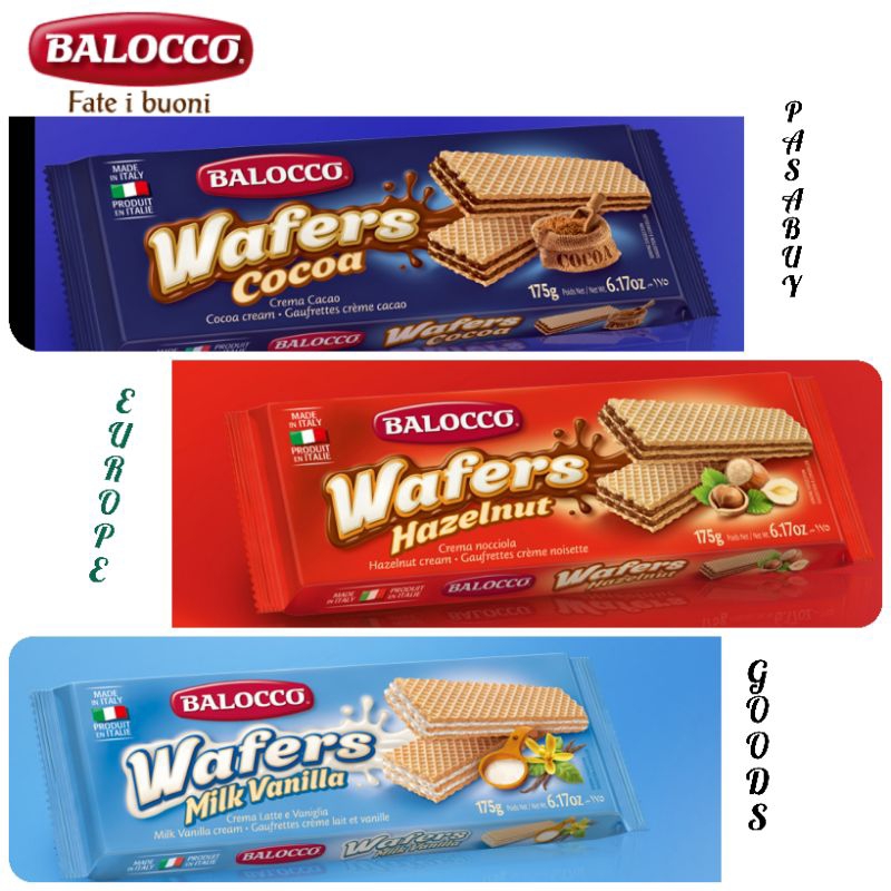 Balocco Wafer 175g From Italy Shopee Malaysia