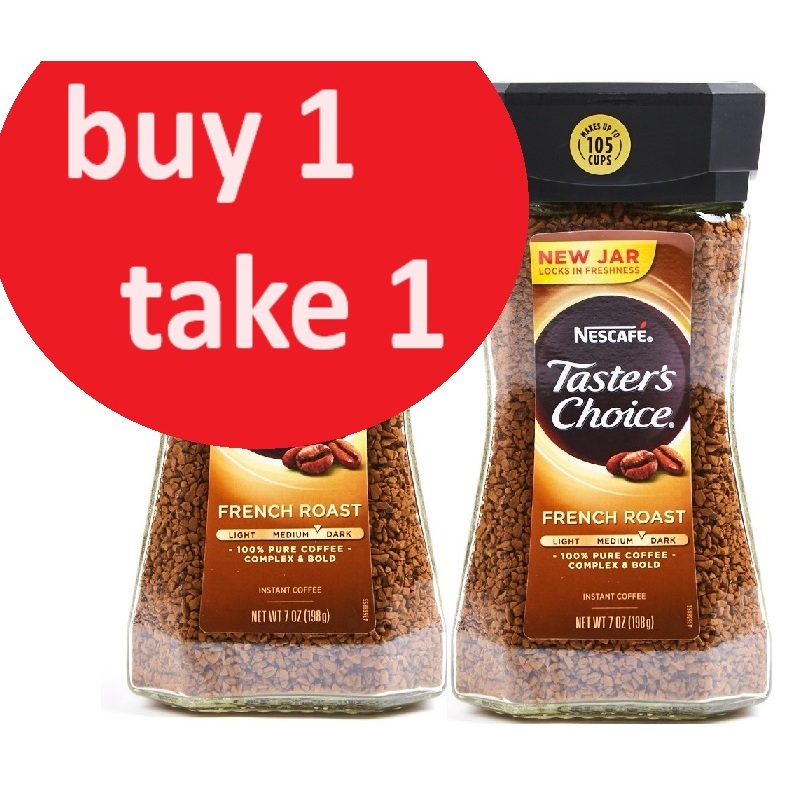 Nescafe Taster's Choice French Roast Instant Coffee 198g Tasters Choice