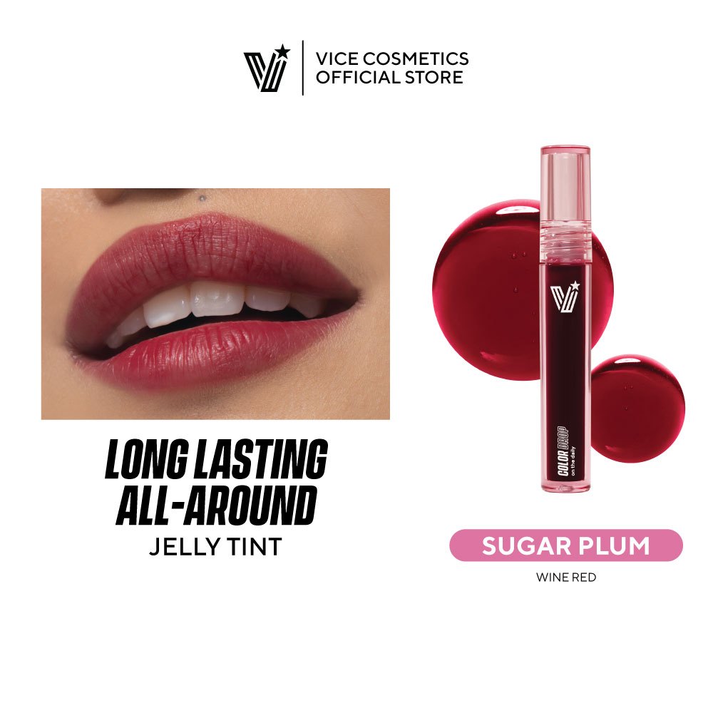 Vice Cosmetics Color Drop Jelly Tint - Sugar Plum | Shopee Malaysia