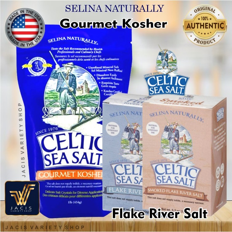 Celtic Sea Salt Selina Naturally Flower of the Ocean, Gourmet Kosher ...