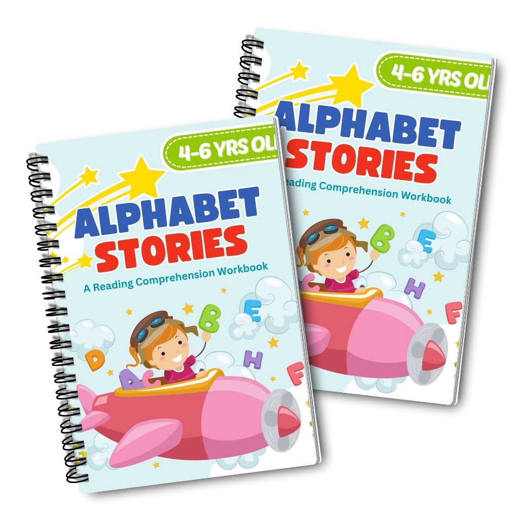 A5 Alphabet Stories Reading Comprehension Workbook for Kids ABC Reading ...