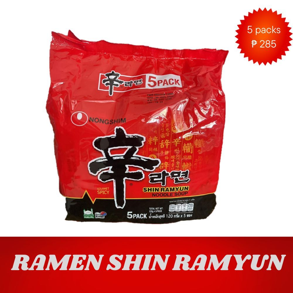SHIN RAMYUN 1 PACK (5PCS) | Shopee Malaysia