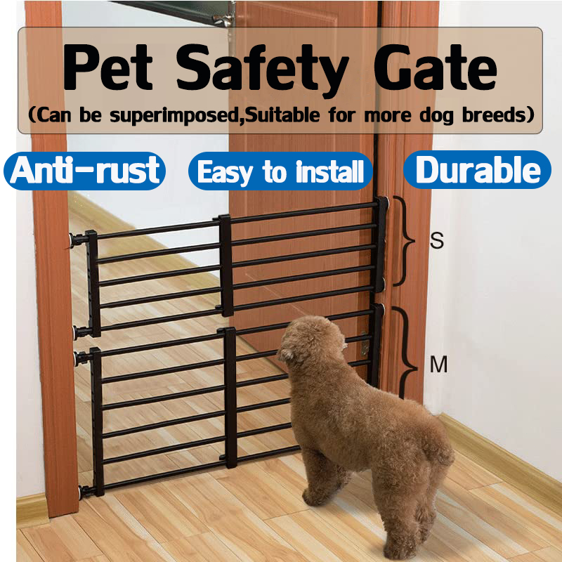 Safety Gate For Pets Dogs Adjustable Pet Fence Isolating Safety Stairs ...