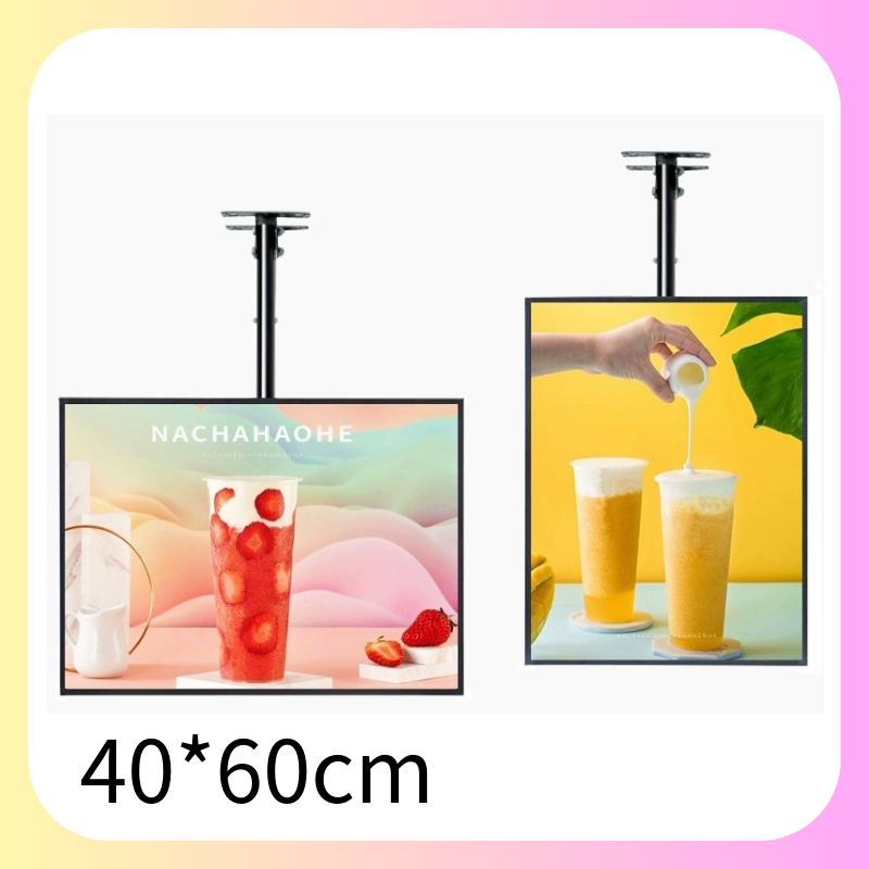 LED Menu Board with Light Billboard Display Hanging Menu Board ...