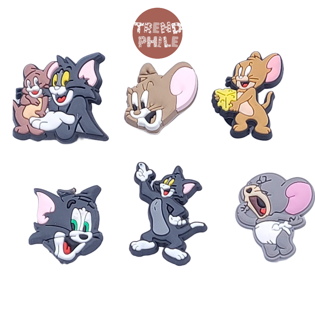 Tom & Jerry Shoe Charms Jibbitz for Shoes and Bags Shopee Malaysia