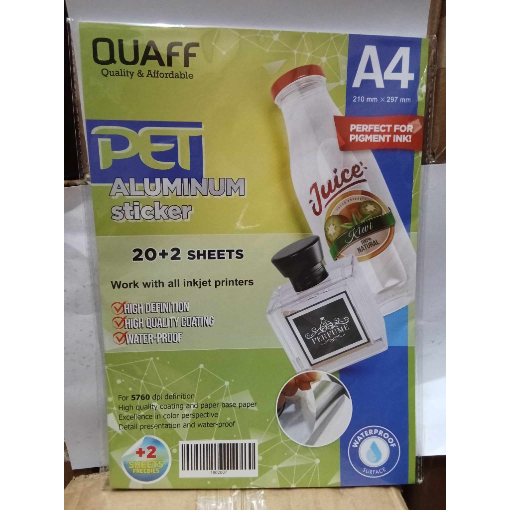 PET aluminum sticker A4 size | Shopee Malaysia