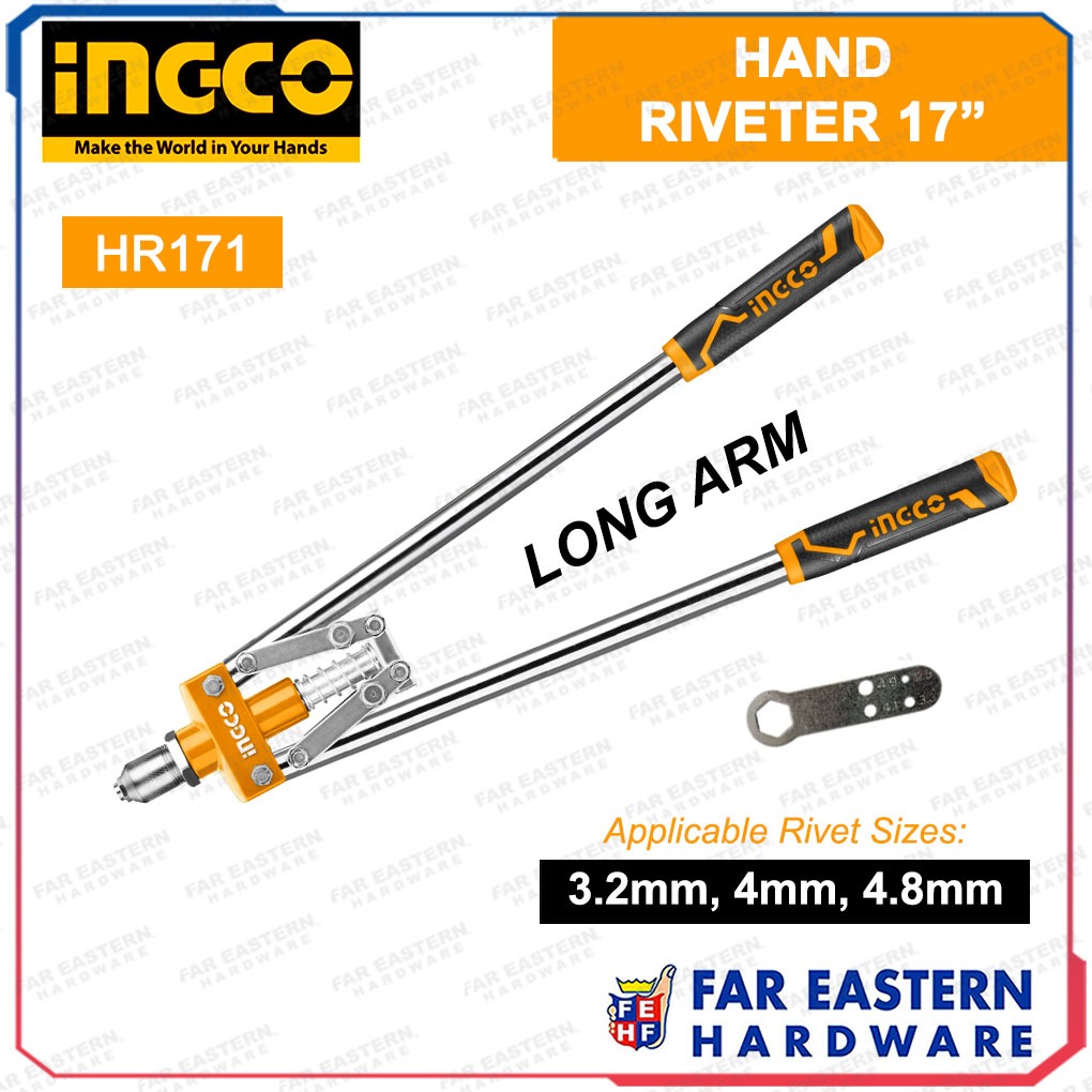 INGCO Hand Riveter Long Arm 17